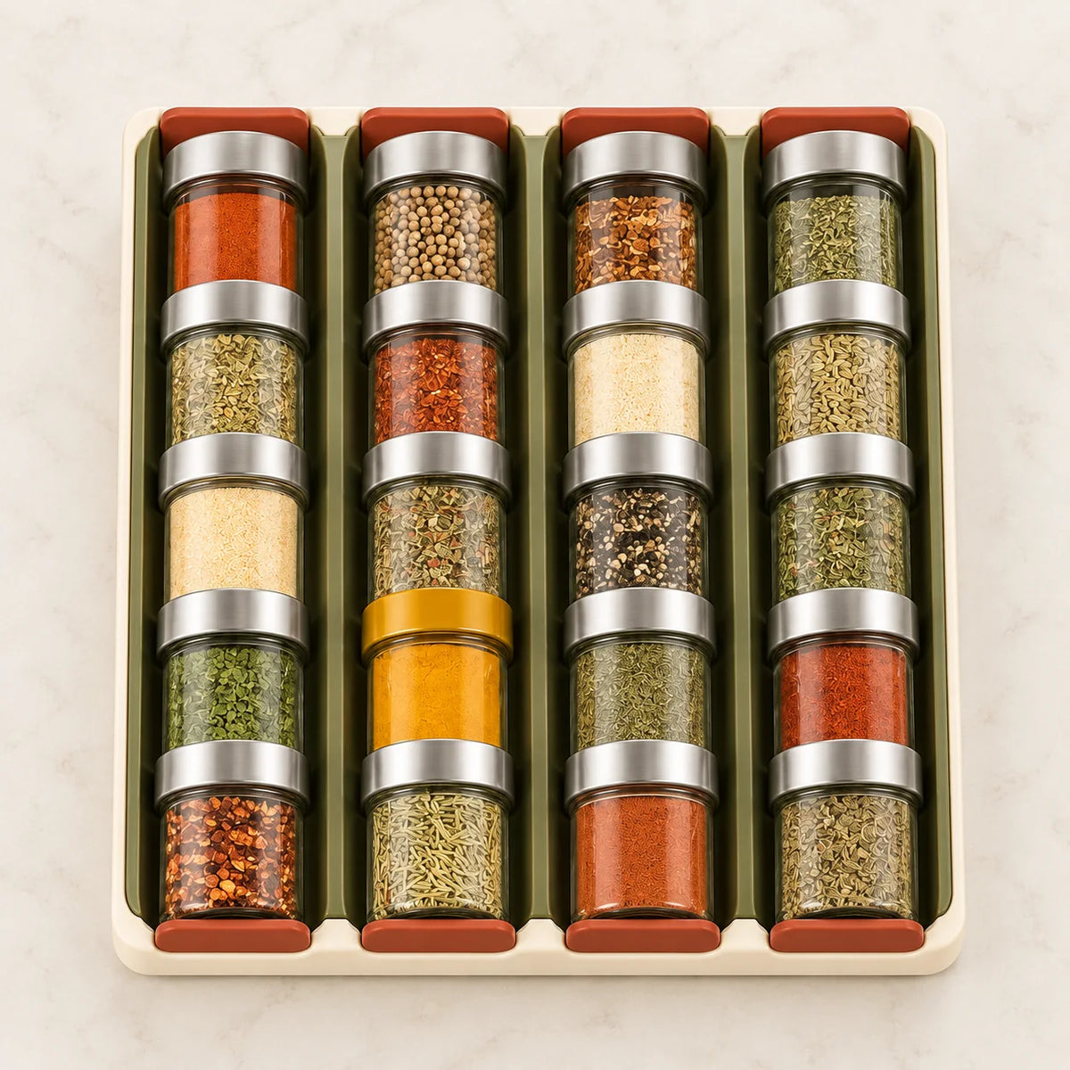 In-Drawer Spice Tray — package contents