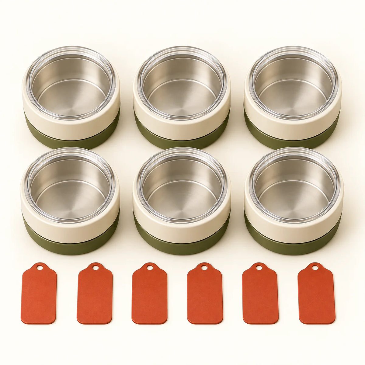 Magnetic Spice Tin Set — package contents