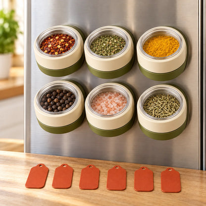 Magnetic Spice Tin Set — function
