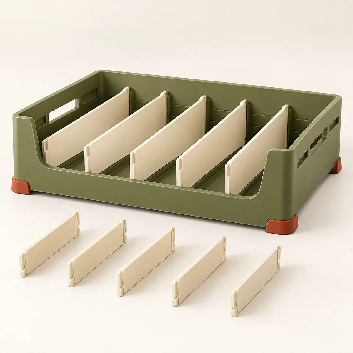 Sauce Bottle Divider Crate — product view