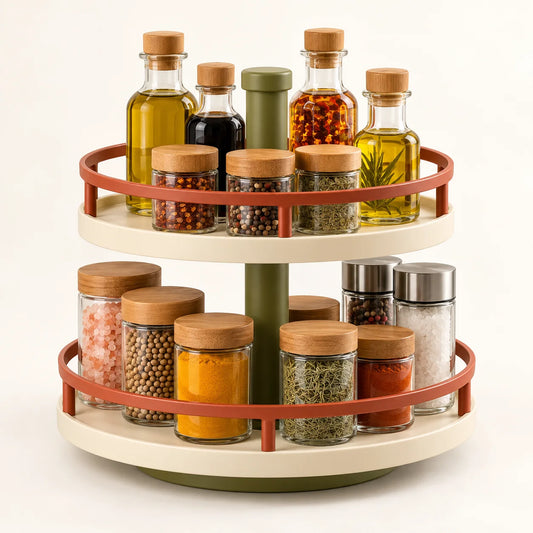 Two-Tier Condiment Turntable — product view